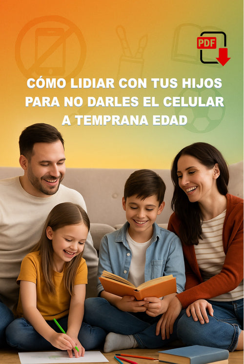 Cómo lidiar con tus hijos para no darles el celular a temprana edad